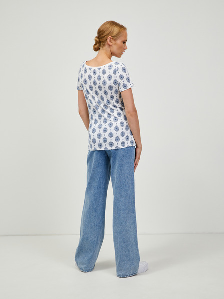 Orsay Tricou cu model albastru-alb ORSAY