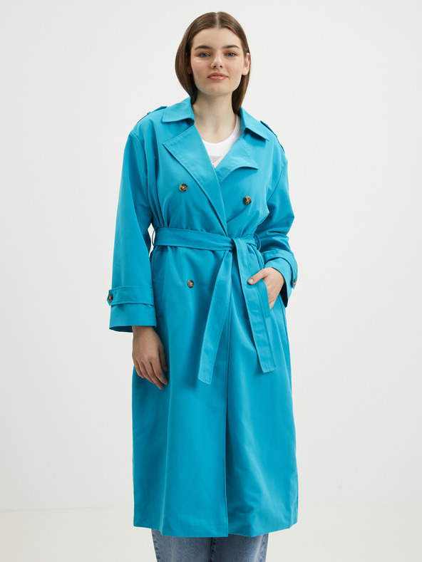 Vero Moda Trench albastru pentru femei VERO MODA Chloe