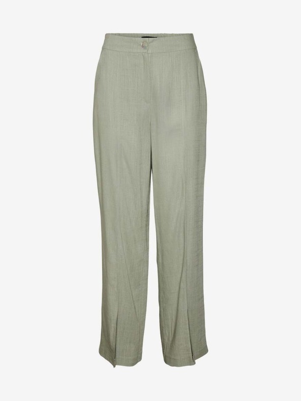 Vero Moda Pantaloni largi verde deschis VERO MODA Josie