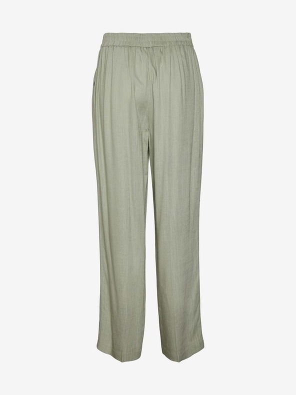 Vero Moda Pantaloni largi verde deschis VERO MODA Josie