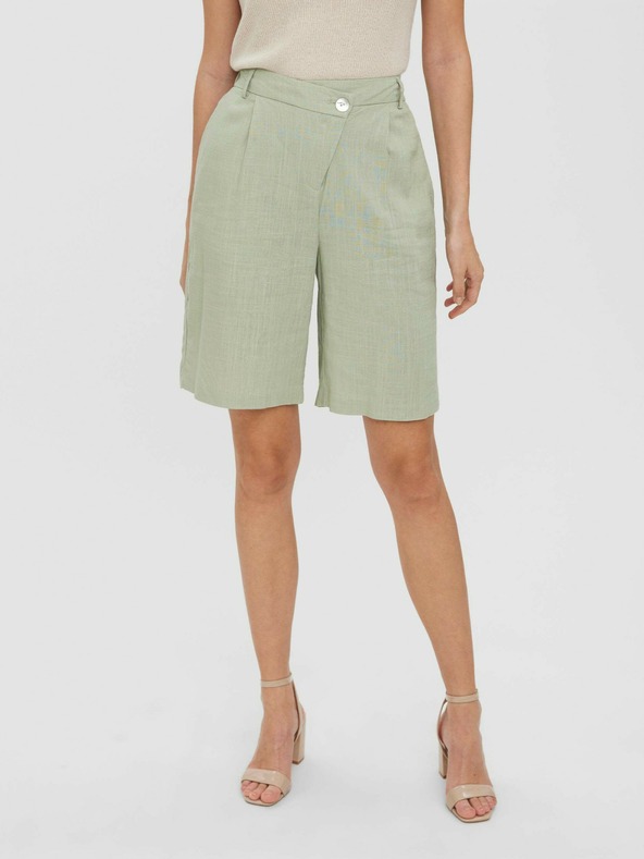 Vero Moda Pantaloni scurți verde deschis VERO MODA Josie