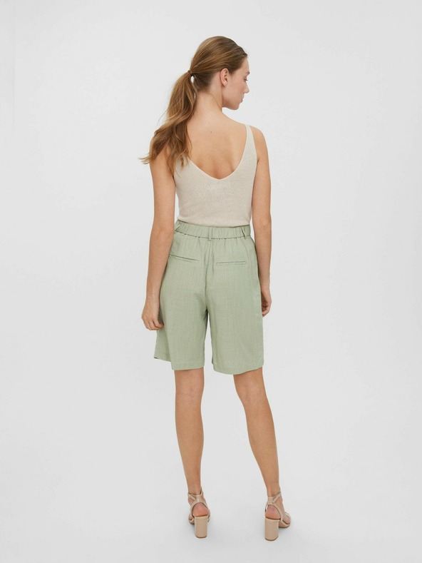 Vero Moda Pantaloni scurți verde deschis VERO MODA Josie