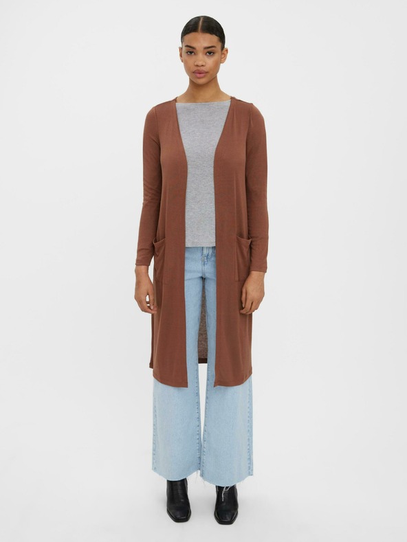 Vero Moda Cardigan lung maro VERO MODA Anepaya