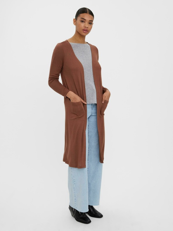 Vero Moda Cardigan lung maro VERO MODA Anepaya