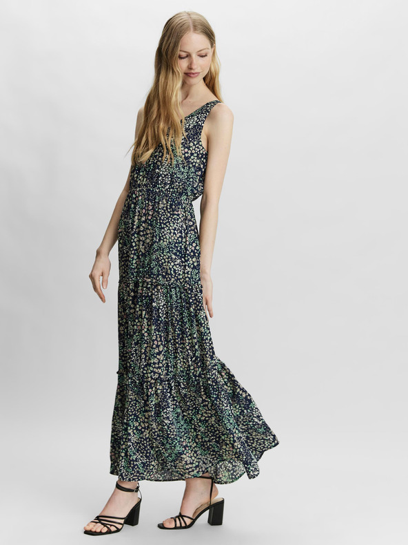 Vero Moda Rochie maxi cu flori albastru închis VERO MODA Hannah