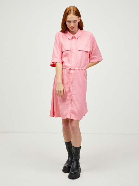 Vero Moda Rochie cămașă roz cu in VERO MODA Haf