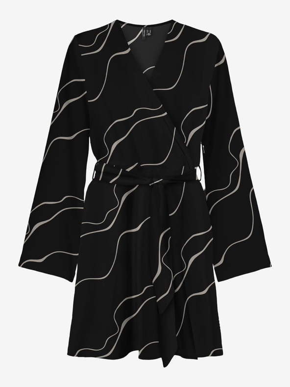 Vero Moda Rochie neagră cu model Merle VERO MODA pentru femei