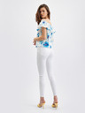 Orsay Bluză de damă cu model floral albastru-alb ORSAY