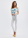 Orsay Bluză de damă cu model floral albastru-alb ORSAY