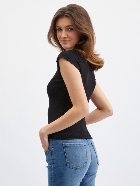 Orsay Bluză de damă de culoare neagră pentru femei ORSAY