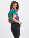 Orsay Tricou pentru femei cu model roz-verde  ORSAY