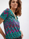 Orsay Tricou pentru femei cu model roz-verde  ORSAY