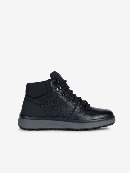 Geox Botine negre din piele pentru bărbați Geox Granito