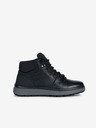 Geox Botine negre din piele pentru bărbați Geox Granito