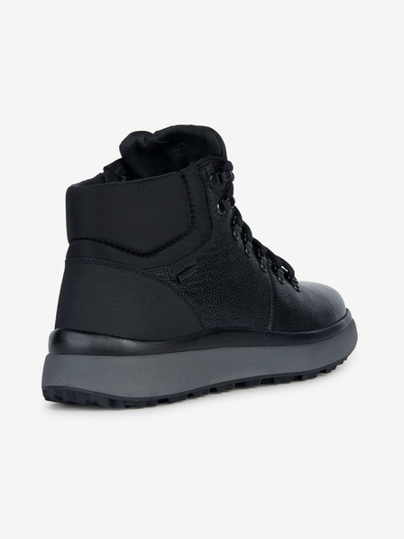 Geox Botine negre din piele pentru bărbați Geox Granito