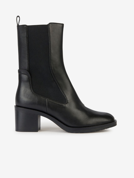 Geox Cizme negre din piele pentru femei Geox Giulila