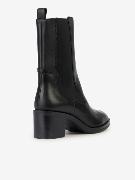 Geox Cizme negre din piele pentru femei Geox Giulila