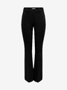 ONLY Pantaloni evazați negri pentru femei ONLY Peach
