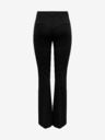 ONLY Pantaloni evazați negri pentru femei ONLY Peach