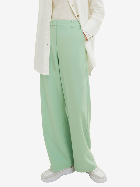 Tom Tailor Pantaloni largi pentru femei verde deschis Tom Tailor