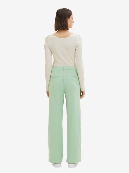 Tom Tailor Pantaloni largi pentru femei verde deschis Tom Tailor