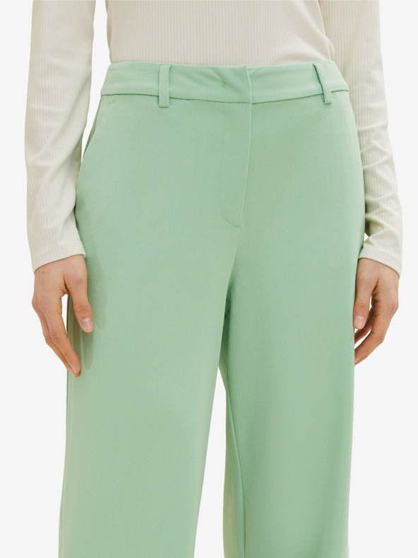 Tom Tailor Pantaloni largi pentru femei verde deschis Tom Tailor
