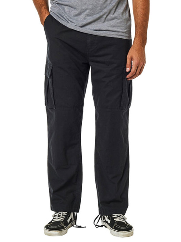 Fox Pantaloni de pânză pentru bărbați Fox Recon Stretch Cargo black - negru