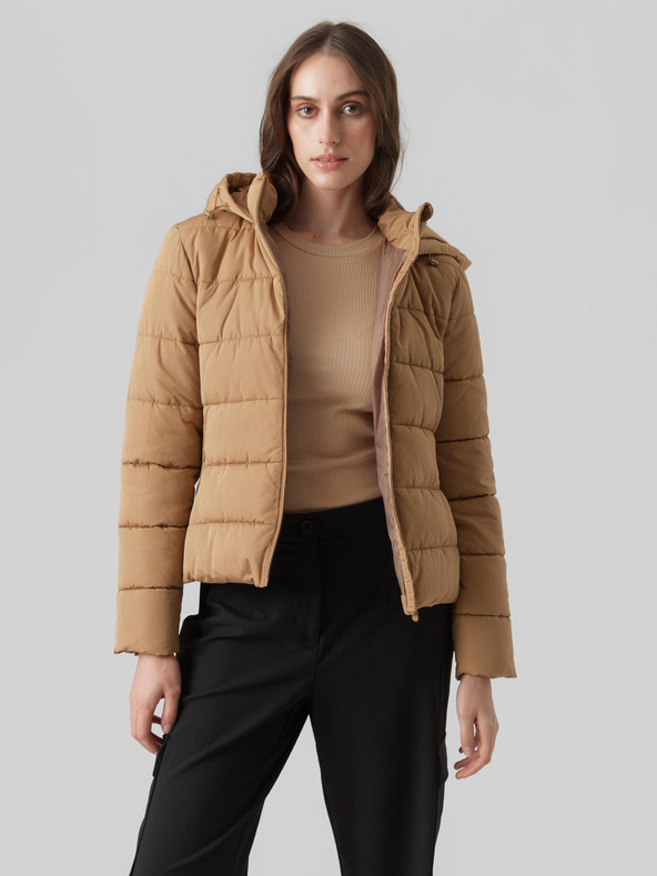 Vero Moda Brown VERO MODA Jessiemie Jachetă matlasată de iarnă pentru femei