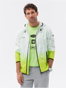 Ombre Clothing Jachetă bărbătească verde și albă Ombre Clothing