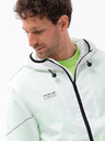 Ombre Clothing Jachetă bărbătească verde și albă Ombre Clothing