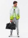 Ombre Clothing Jachetă bărbătească verde și albă Ombre Clothing