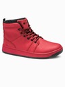 Ombre Clothing Adidași de gleznă roșii pentru bărbați T311