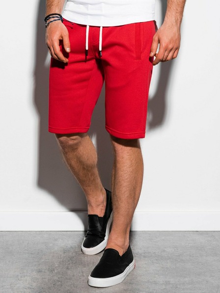 Ombre Clothing Pantaloni de trening roșii pentru bărbați W238