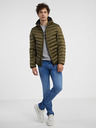 Ombre Clothing Jachetă ușoară matlasată kaki pentru bărbați Ombre Clothing