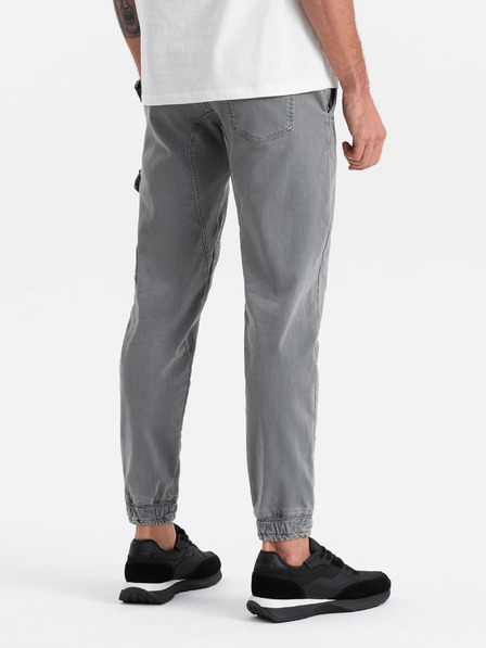 Ombre Clothing Pantaloni Cargo bărbați gri Îmbrăcăminte Ombre