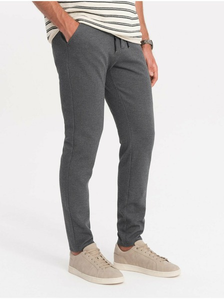 Ombre Clothing Pantaloni pentru bărbați gri Ombre Clothing