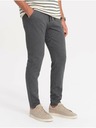 Ombre Clothing Pantaloni pentru bărbați gri Ombre Clothing