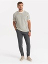 Ombre Clothing Pantaloni pentru bărbați gri Ombre Clothing