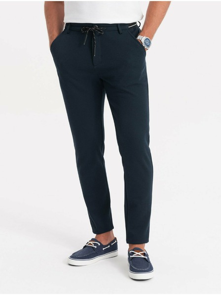Ombre Clothing Pantaloni bărbați albastru închis Ombre Clothing