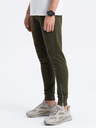 Ombre Clothing Pantaloni de trening kaki bărbați Ombre Clothing
