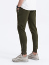 Ombre Clothing Pantaloni de trening kaki bărbați Ombre Clothing
