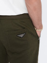 Ombre Clothing Pantaloni de trening kaki bărbați Ombre Clothing
