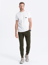 Ombre Clothing Pantaloni de trening kaki bărbați Ombre Clothing