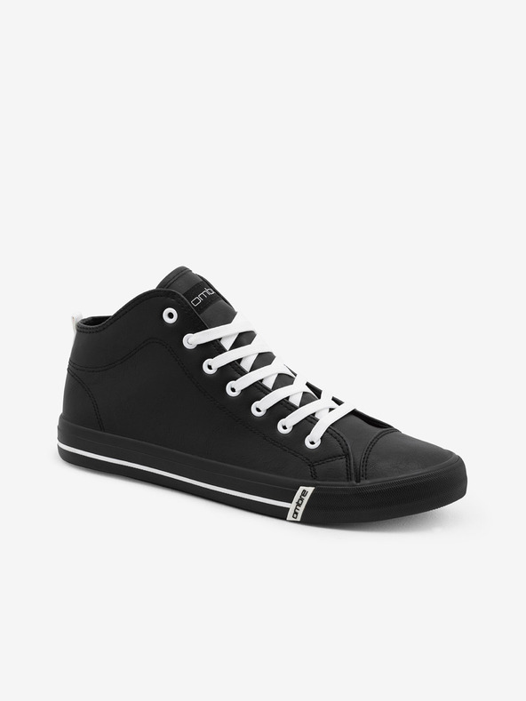 Ombre Clothing Adidași negri pentru gleznă, bărbați Ombre Clothing