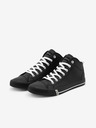 Ombre Clothing Adidași negri pentru gleznă, bărbați Ombre Clothing