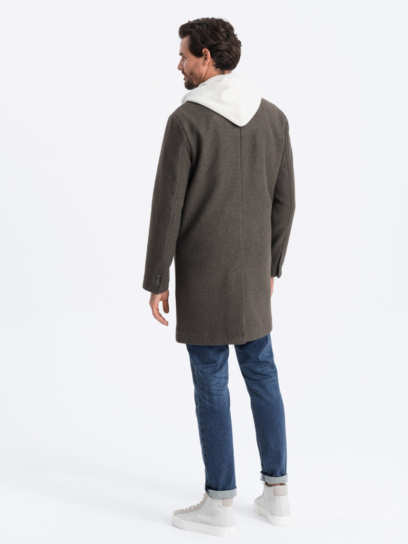 Ombre Clothing Haină ușoară verde închis pentru bărbați Îmbrăcăminte Ombre