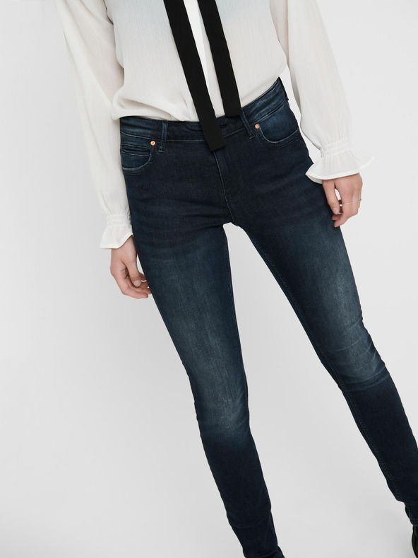 ONLY Blugi skinny albastru închis ONLY Kendell