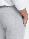 Ombre Clothing Pantaloni de trening de bază gri deschis pentru bărbați Ombre Clothing
