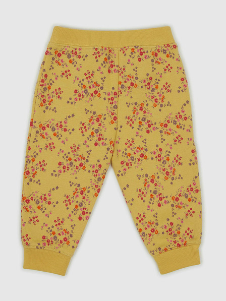 GAP Baby pantaloni de trening cu imprimeu floral GAP