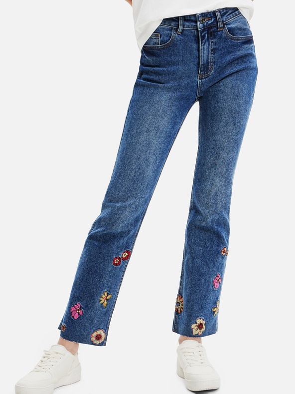 Desigual Blugi cu croială evazată pentru femei albastru Desigual Nicole